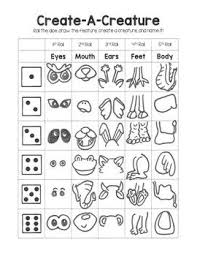 Create A Creature Worksheet Freebie Visit Www Littlelearninglane Com For More Fun Ideas Free Prin Drawing Games For Kids Drawing Games Printables Free Kids