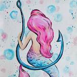 Paint Nite: Pink and Blue Mermaid