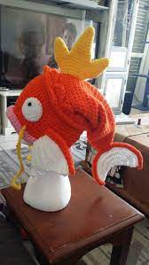 Pokemon Crochet Hat Patterns Crochet Magikarp Hat Crochet Pinterest Crochet Hats Crochet Crochet Hats Pokemon Crochet Pattern Crochet Pokemon