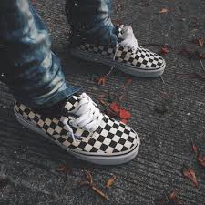 Black And True White Checkered Vans Womens Vans Authentic Golden Coast Checkerboard Vans Checkerboard Hypekicks Vans Vans Authentic Coast Outfit