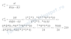 Triunghiul echilateral abc are latura de 6 cm. Formule Online Probleme Si Exercitii Rezolvate Combinari De 10 Luate Cate 6