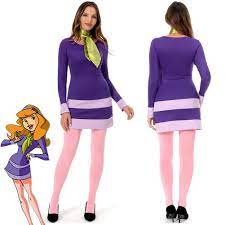 Daphne Blake Cosplay Costume Scooby Cartoon Doo Where Are You Woman Dress  Halloween Carnival Outfits For Disguise Role Play - Cosplay Costumes -  AliExpress