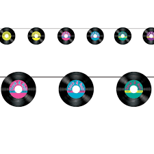 Classic rock & roll medley by john lennon from the anthology. Rock Roll 50er Schallplatten Girlande 244cm Party Extra