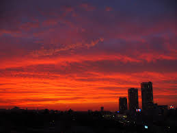 Wallpaper pemandangan full hd deloiz wallpaper via deloiz.blogspot.com. Wallpaper City Buildings Aerial View Dusk Sunset Hd Widescreen High Definition Fullscreen