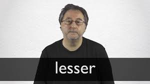 Lesser Definition And Meaning Collins English Dictionary The least count of a vernier caliper can be defined as the difference between the values of one main scale division and one vernier scale division. lesser definition and meaning collins
