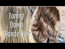 The l'oréal paris feria hyper platinum advanced lightening system bleach can lift up to eight levels for those with dark brown to light brown hair. Toning Down Blonde Hair Mushroom Brown Tone Youtube