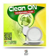 The labels can then be easily peeled off in one. Clean On Dishwashing Soap Product Label Design By 7graffix Label Design Concert Poster Design Soap Labels