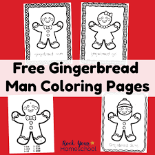 If your child loves interacting. Free Gingerbread Man Coloring Pages Kids Will Love Rock Your Homeschool