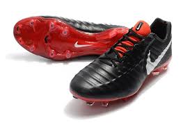 New Nike Tiempo Legend Vii Fg Kangaroo Boots Black Red White Football Boots Soccer Cleats Nike Black Boots