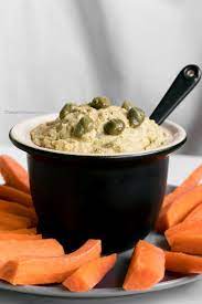Caper Hummus A Healthy Vegan And Gluten Free Snack Recipe Healthy Eating Snacks Healthy Eating Recipes Healthy Brunch Recipes