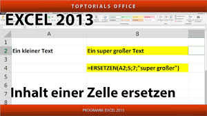 In 223 zeilen steht das wort becher drin. Teil Des Inhalts Einer Zelle Ersetzen Microsoft Excel Youtube