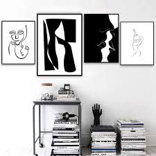 25 gambar kartun hitam putih keren untuk diwarnai. Abstrak Wanita Line Wajah Bibir Dinding Seni Lukisan Kanvas Nordic Poster Dan Cetakan Hitam Putih Dinding Gambar Untuk Ruang Tamu Dekorasi Painting Calligraphy Aliexpress
