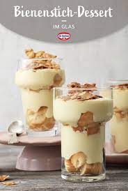 bienenstich dessert im glas rezept dessert rezepte einfach einfacher nachtisch dessert im glas einfach