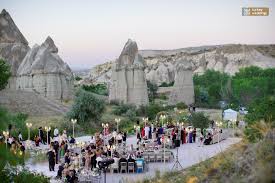 A Fairytale Outdoor Destination Wedding In A Beautiful Cappadocia Valley Outdoor Destinations Turkey Wedding Turkish Wedding