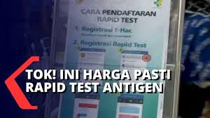 Cermati Ini Harga Rapid Test Antigen Di Dalam Dan Luar Pulau Jawa Youtube