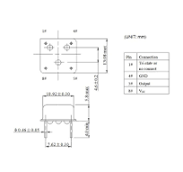 Chipsun DIP Type Half Size Osc DIP8 50MHz Output Clock Crystal Oscillator