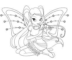 Free printable winx club coloring pages. Winx Believix Coloring Pages