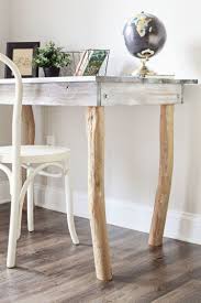 Rustic Tree Branch Desk Diy Tree Branch Decor Branch Furniture Tree Branch Decor Diy