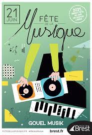 On music day the citizens of a city or country are allowed and urged to play music outside in their neighborhoods or in public spaces and parks. La Fete De La Musique Page 1 Sur 1 Brest Metropole