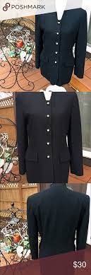Saville Vtg Black Suit Jacket Blazer 6 Blazer Jackets For Women Black Suit Jacket Black Suits