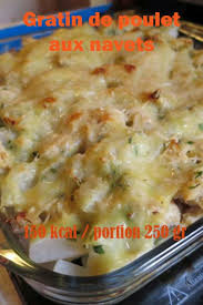 Gratin De Poulet Aux Navets Recette Navet Recette Recettes De Cuisine Gratin Poulet
