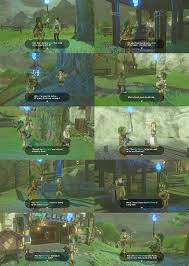 Every Character In Hateno Village Has Unique Dialogue When Link Carries The Blue Flame Breath Of The Wild