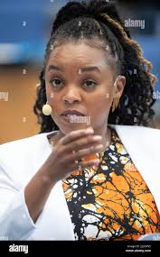 Bonn, Deutschland. 20th June, 2022. Edith KIMANI, moderator, at the  Deutsche Welle Global Media Forum, June 20-21, 2022 in Bonn Â Credit:  dpa/Alamy Live News Stock Photo