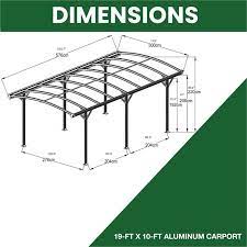 9 8 Ft X 18 9 Ft Canopy Polycarbonate Roof Panels Canopy Polycarbonate Panels