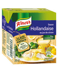 This dry mix combines with milk and butter or margarine to create a classic, elegant accompaniment to meals such as eggs benedict at brunch, salmon at dinner, or as topping to roasted asparagus. Sauce Hollandaise Au Jus De Citron France Export Fv