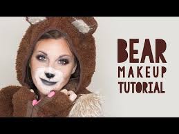 cute bear makeup tutorial for