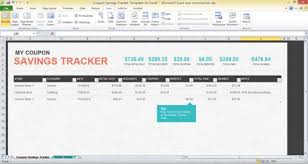 Maybe you would like to learn more about one of these? Coupon Savings Tracker Template For Excel
