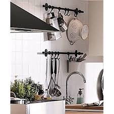 It always seems there are far more kitchen supplies than there is space for them. Buy Ikea Steel Hooks 402 019 02 2 75 Inch Pack Of 5 Black Online In Indonesia B0141ocpjy
