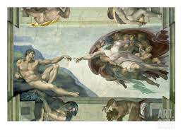 The Sistine Chapel Creation Of Adam 1510 Giclee Print Michelangelo Buonarroti Art Com In 2021 Michelangelo The Creation Of Adam Most Famous Paintings