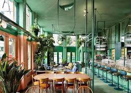 Interior Design Practice Studio Modijefsky Has Filled An Amsterdam Bar With Tropical Plants And Green Amsterdam Bar Amsterdam Restaurant Coffee Shops Interior