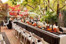 When the weather is just right, there's nothing better than hosting an event in your backyard. Kara S Party Ideas Enchanting Backyard Halloween Party Kara S Party Ideas