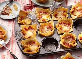 Mini Lasagne Muffins Rezept Rezept Mini Lasagne Rezepte Fingerfood Rezepte