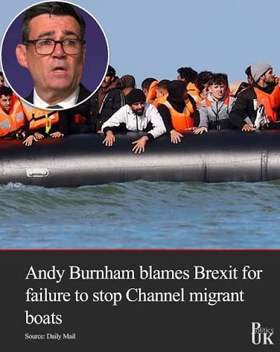 UK Prime Minister Andy Burnham said his government will be "relentless" in tackling small boat crossings across the English Channel, saying crossings are down by 50 percent compared with the same per