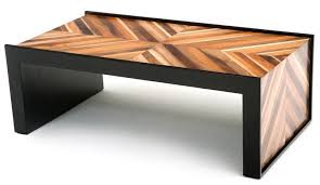 The base is steel with a modern matte black finish. Modern Style Modern Wooden Coffee Table Designs