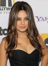 Mila Kunis Curly Hair Long Brunette Hair Celebrity Long Hair Hair Styles
