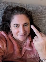 First birthday selfish. 58 and feeling fabulous.