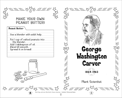 George Washington Carver Famous American Mini Book Printables George Washington Carver Washington Carver George Washington Carver Activities