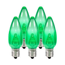 Holiday Lighting Outlet Smooth C9 Christmas Lights Green Led Light Bulbs Holiday Decoration Warm Chris Green Led Lights Warm Christmas Decor Christmas Lights