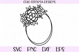 Pngtree offers circle frame png and vector images, as well as transparant background circle frame clipart images and psd files. Flower Geometric Oval Frame Wedding Svg Cut File 310702 Svgs Design Bundles