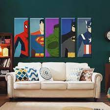 kanvastablo ankara istanbul izmir trkiye tablo hediyelik hediye sevgili sevgiliyehediye surprise an superhero wall decor cartoon wall superhero wall