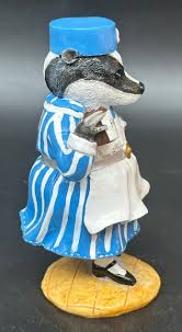 Regency Fine Arts Figurine Tales of Honeysuckle Hill Nurse Badger - Etsy UK