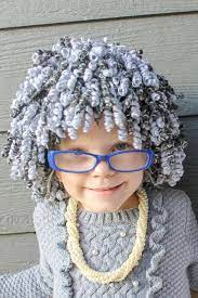 How To Make A Curly Yarn Wig Yarn Wig Crochet Wig Diy Wig