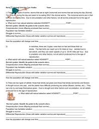 Natural selection national geographic society. Darwin S Natural Selection Case Studies Worksheet For 7th 12th Grade Lesson Planet