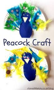 Kids will have so much fun recreating some of the most amazing animals from around there world! 9 Adorable Zoo Animal Crafts For Kids Peacock Crafts Zoo Crafts Animal Crafts For Kids