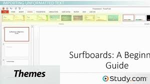 We did not find results for: How To Import Text Files Into Your Powerpoint Presentation Video Lesson Transcript Study Com