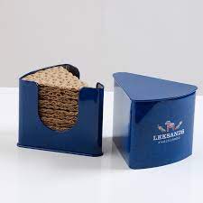 Bespaar ook geld op de dure boodschappen. Trekantsburk Leksands Knackebrod Paket Forvaring Mork
